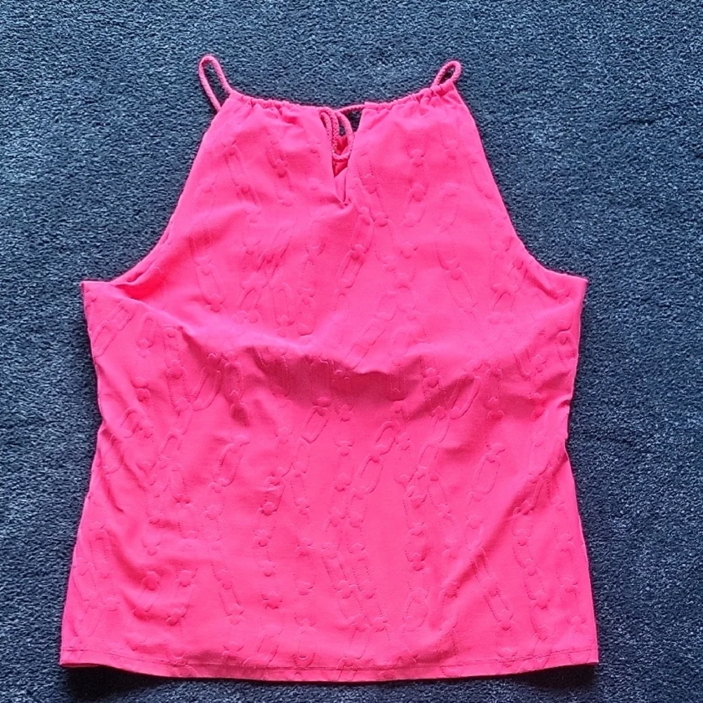 J. McLaughlin Pink Relaxed Sleeveless Tank Top - Picture 3 of 8